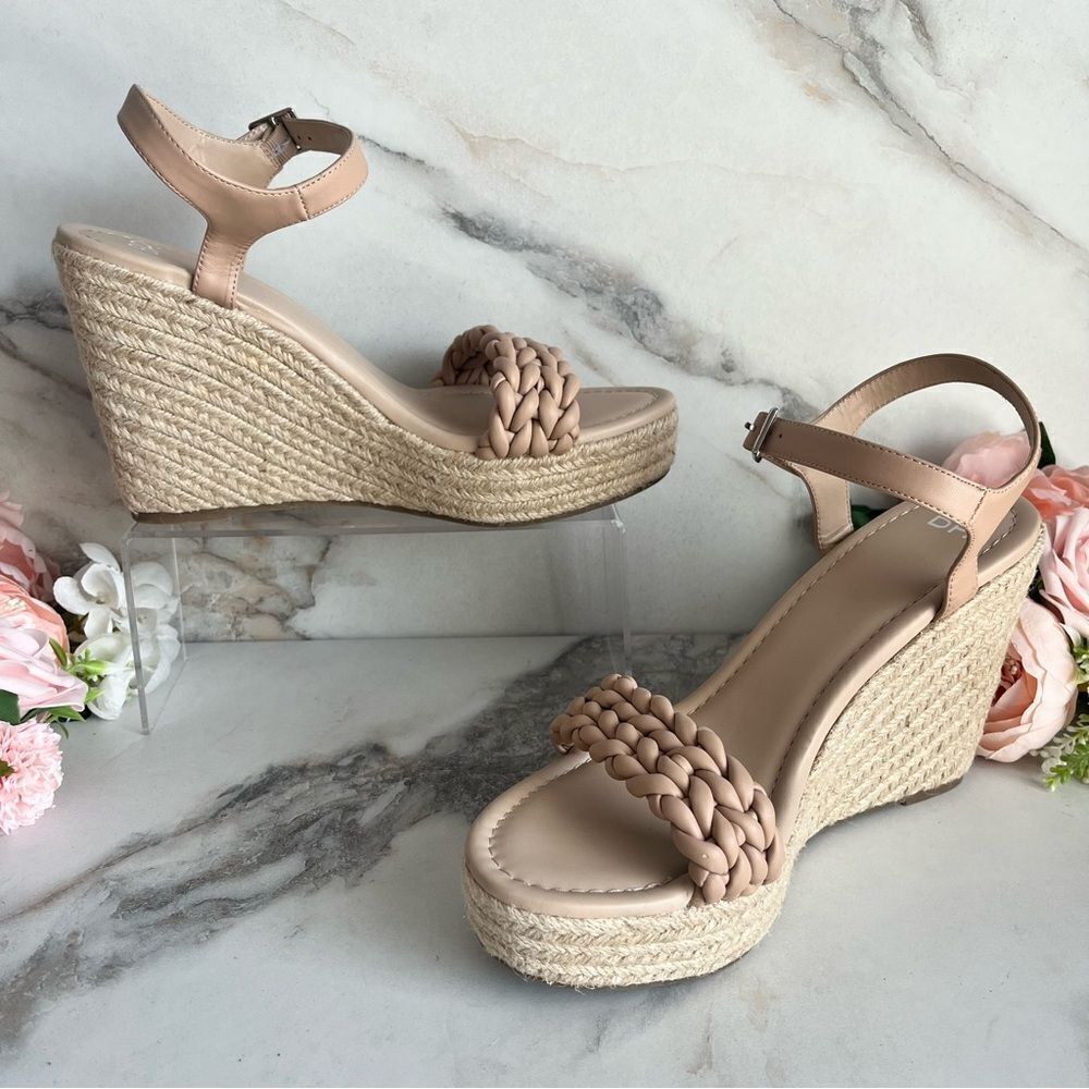 BP Goldie Braided Wedge Sandal in Beige Size 10 NEW - Picture 4 of 16